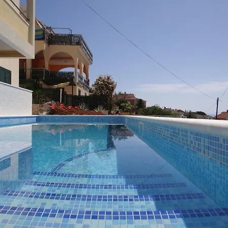 Pool Side With Sea View And Spacious Sun Deck A5 * Trogir